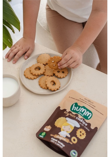 Humm Organic Organik Chefline Tahinli Pekmezli Vegan Kurabiye 6 x 55 G