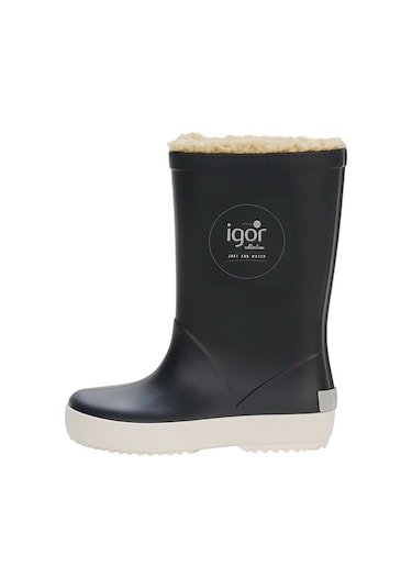 Igor Splash Nautico Borreguito Çocuk Lacivert Çizme Lacivert