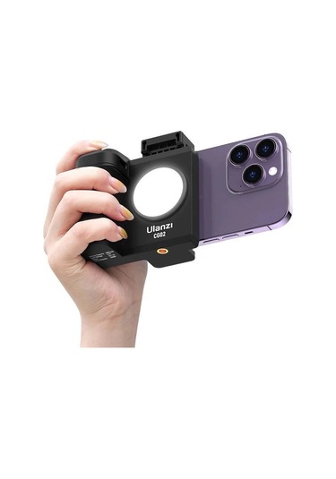 Ulanzi Cg 02 Kumanda Ve Işıklı Telefon Kamera Tutacağı 3282b 1 Black