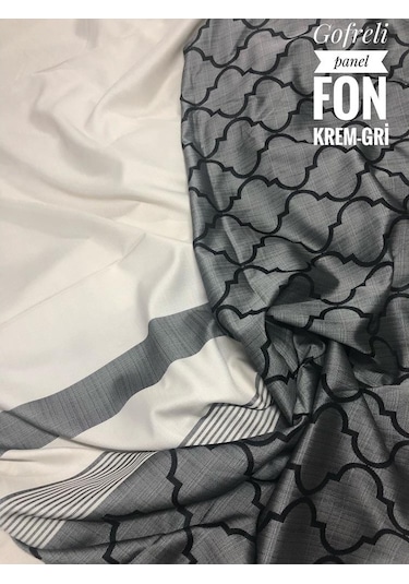 Fon Perde Gofrelli Panel Fon 8 Farklı Renk Seçeneği