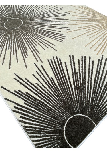 Saray Halı Samyeli 11473 Rv 140x220 Krem Vizon Kesme Halı Krem - Vizon