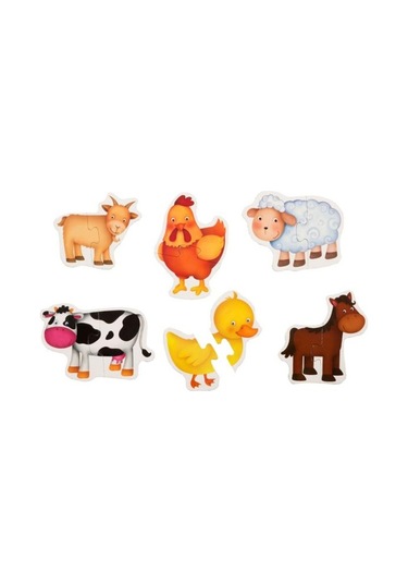 +1 Yaş 4'Lü Baby Puzzle Seti (Eolo Yayınları)