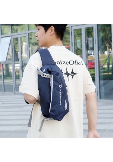 Yulong Sırt Çantası Ultra Hafif Suya Dayanıklı Naylon Göğüs Omuz Koyu Mavi