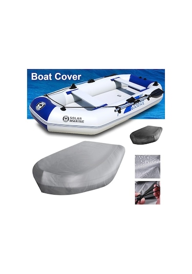 Diğer 270 165 46cm 210d Oxford Kumaş V Şekli Deniz Tekne Örtüsü - Su Geçirmez Şişme Bot Örtüsü Gri-çok Renkli Çok Renkli