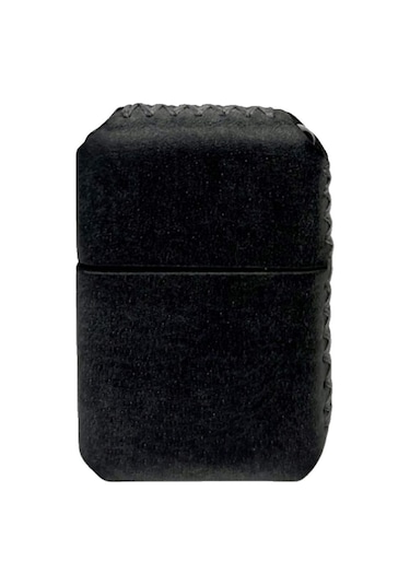 Handmade El Yapımı Hakiki Deri Zippo Modeli Çakmak Antrasit
