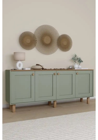 Bohem Serisi Natura Konsol - Yeşil Yeşil