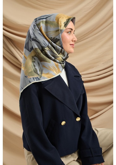 Silk Home Twill İpek Eşarp 11480-66 Bebe Mavi, İndigo, Yeşil, Fildişi, Hardal
