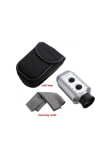 Nikula Dijital Mesafe Bulucu Dürbün 7x18 Golf İçin Golfscope Gümüş