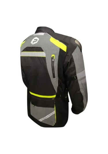 Motosiklet Montu Long 4 Mevsim Full Korumalı Maxdura 600-d Dayanıklı Kumaş Touring Motor Mont Yellow