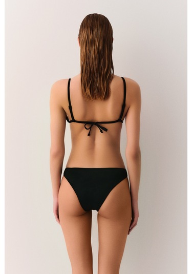 Suwen Üçgen Bikini Üst Sbn25535012 Siyah