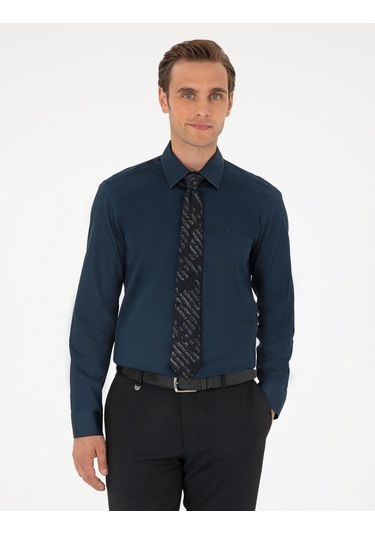 Pierre Cardin Erkek Lacivert Gömlek Basic 50292520-vr033 Lacivert