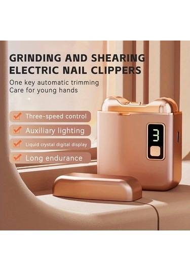 Willowhaven 1 Adet Otomatik Kesim Elektrikli Tırnak Makası Piyano Siyahı 3 Hız Ayarlı Usb Şarjlı Hipoalerjenik Kristal Ekran Öğrenci Yetişkin Yaşlı