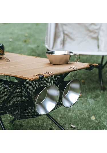 4 Adet 310ml Sierra Bardak Saklama Çantası Ile Taşınabilir Y18525br Kahverengi