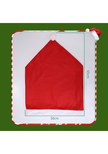 Noel Sandalye Örtüsü Dokumasız Noel Dekorasyonu Sandalye Koruma