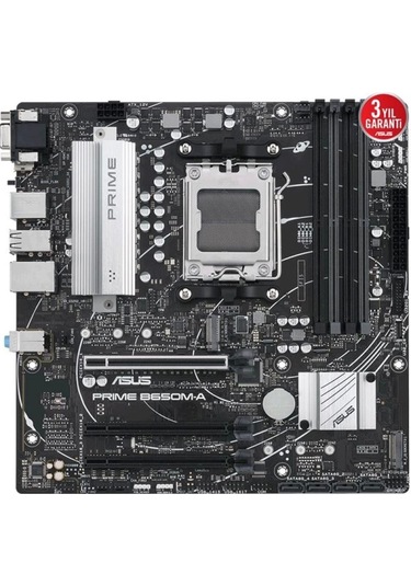 Asus Prıme B650m-a Ddr5 Hdmı Dp,mdp Pcıe 16x V5.0 Am5 Matx