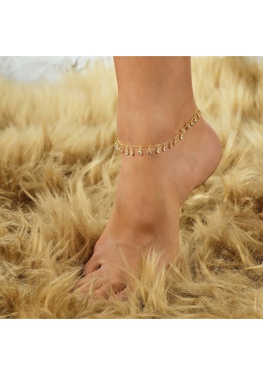 925 Ayar Gümüş Sallantılı Zirkon Taşlı Hal Hal Altın