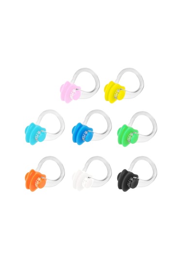 Yüzme İçin Yeniden Kullanılabilir Su Geçirmez Kulak Tıkacı Ve Burun Klipsi Seti