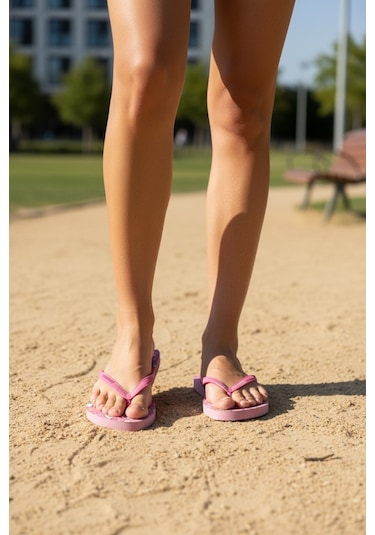 Dosa Shoes Kadın Plaj Terliği-pembe Pembe