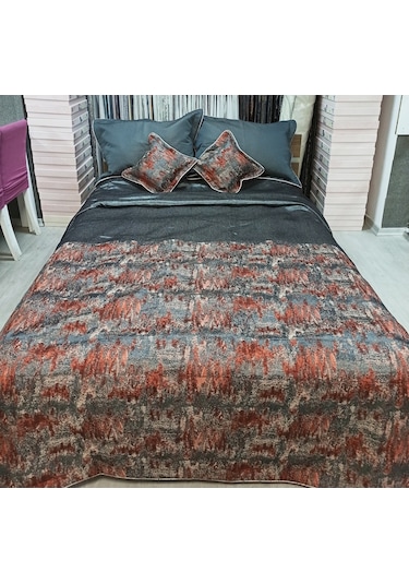 Hilal Sonsuz Pano Yatak Örtüsü Çift Kişilik