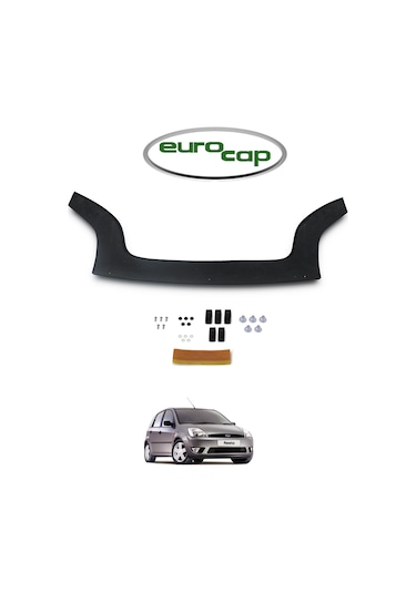 Eurocap Ford Fiesta Ön Kaput Koruyucu Rüzgarlık Abs 2002-2008