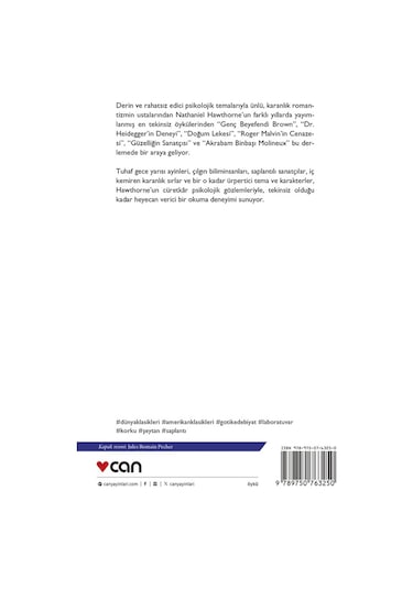 Doğum Lekesi - Nathaniel Hawthorne - Can Yayınları