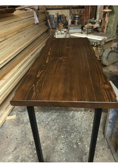 Bintaşmobilya Kütük Ağaç Bar Masası (417036063)