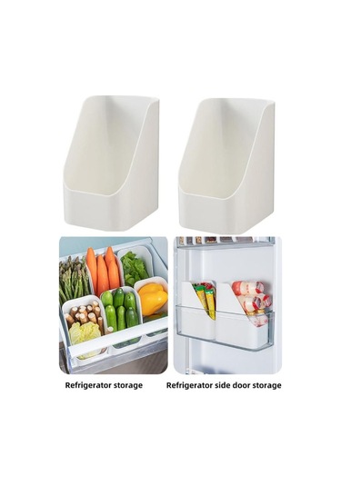 1/6 Adet Buzdolabı Düzenleyici Yiyecek Sebze Meyve Buzdolabı Saklama Kutusu Baharat Saklama Kutusu Mutfak Buzdolabı Saklama Düzenleyici Şeffaf