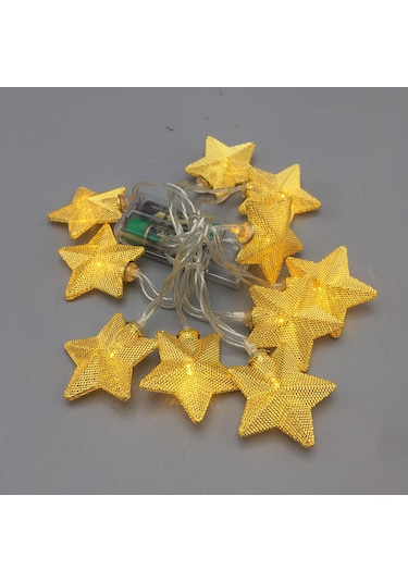 Orbus Metal Yıldız Led Şerit Işık Zinciri 1.55 Metre