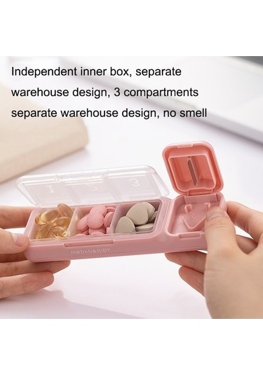 Tongxida Bosphorusboutique Tr017 Taşınabilir Sones Mühürlü Mor Mini Kutusu Kesici İlaç İlaç Gün Gn, 7 Rs Diğer