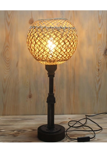 Otantik Çarşı Endüstriyel Su Borusu Abajur K04 Diğer