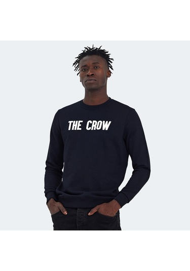 The Crow THE CROW Erkek  Lacivert Sweatshirt