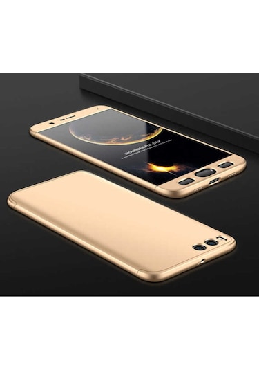 Xiaomi Mi Note 3 Kılıf Zore Ays Kapak Gold