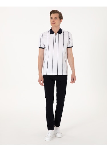 Pierre Cardin Erkek Lacivert Tişört 50307519-vr033 Lacivert
