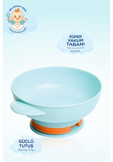 Wee Baby Süper Vakumlu Tabak ve 2'li Mama Kaşığı