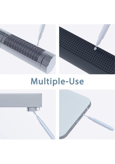 Monyee Banyo Duş Başlığı Tıkanıklık Açıcı - 20 Adet Nylon Fırça, Hexagonal Kaymaz Korumalı Kutu Seti Beyaz