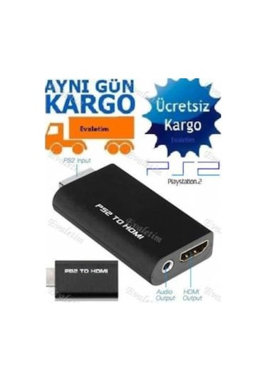 Ps2 To Hdmı Tv Kablosu Çevirici Adaptör 5046P Dönüştürücü Playsta