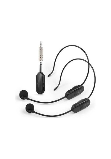 Artfulabode Profesyonel 2'li Kablosuz Mikrofon Seti - 50m Menzilli Kulaklık & El Mikrofonu