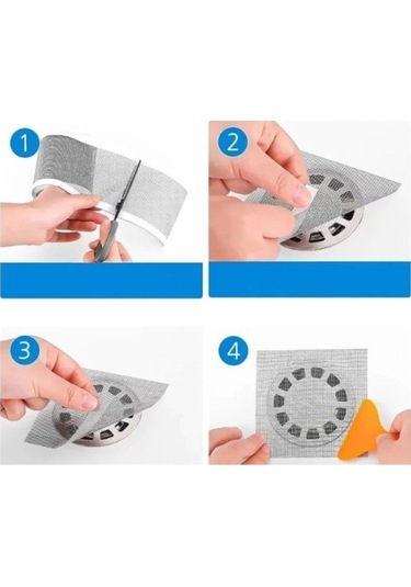 Büro Ev Tamir Bakımı İçin Gider 12x400cm Süzgec Sineklik Tamir Kiti Diğer