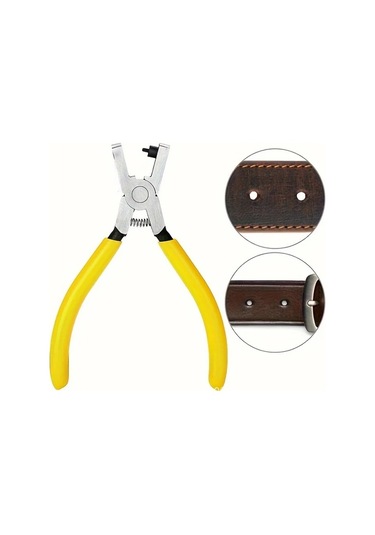 Willowhaven 1 Adet Çok Fonksiyonlu Delgeç Pensi 2mm Deri Kemer Ayakkabı Bağı Delme Aleti