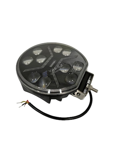 9v-32v Led Lamba Off-road Yuvarlak Siyah Rallye 3000 Sarı-beyaz 224 220 72,2 Mm