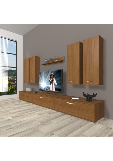 Decoraktiv Eko 8d Slm Tv Ünitesi Tv Sehpası Ceviz