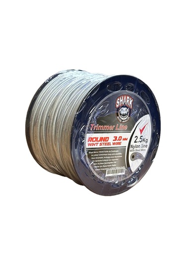 Misina Shark 3 Mm İçi Telli 2,5 Kg