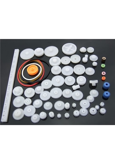 60 Parça Plastik Dişli Seti Rc Çark Arduino