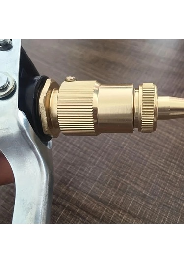 Honeybeeshop Siyah Yüksek Basınçlı Güç Yıkama Tabancası Dayanıklı Bakır Metal Manuel Araba Bahçe Püskürtme