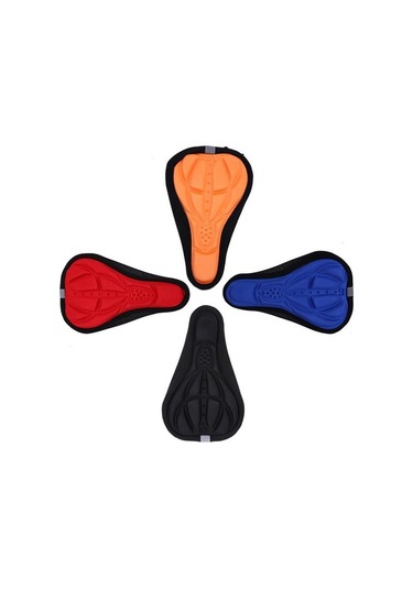 Fochsia Siyah Stil Bisiklet Sele Ped Sünger Jel Bisiklet Koltuğu Dağ Bisikleti Koltuk Kılıfı Kay Altın