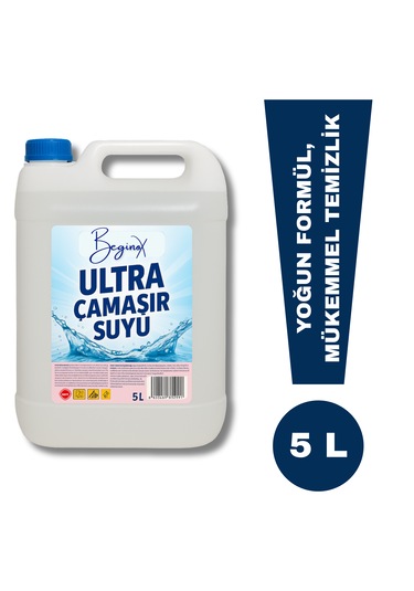 Ultra Çamaşır Suyu 5 L Avantaj Paket 5' Li 5'li Set