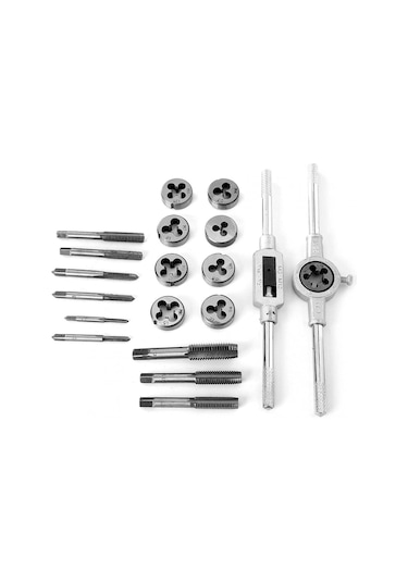 Valkyrie 20 Parça Klavuz Pafta Seti Metrik Set M3-m12 Arası 20li Takım