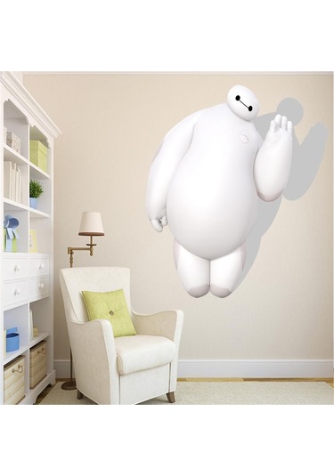 Sones 3d Yaratıcı Karikatür Baymax Desen Moda Duvar Çıkartmaları, Boyut: 50cm X 70cm Diğer