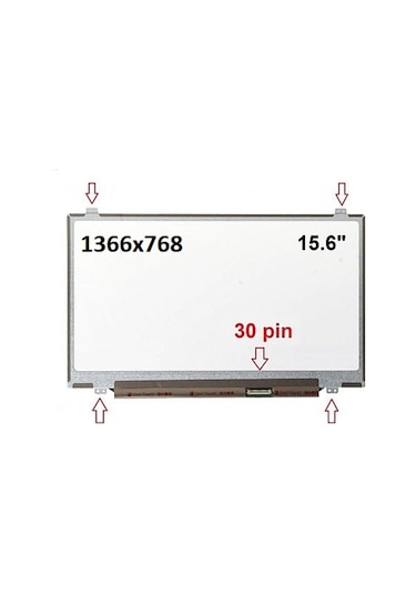 Salman_Ltd Nt156Whm-N32 V8.0 15.6" Slim Led 30Pin Dar Soket Ekran 550348314