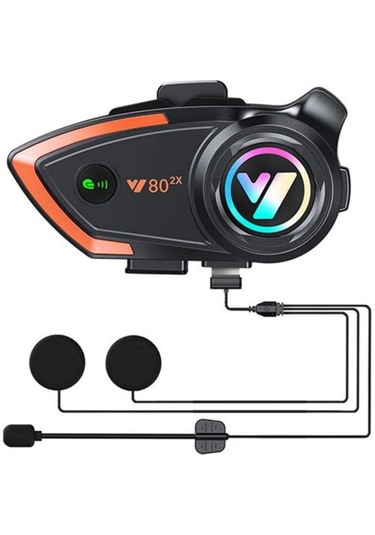 Smith Intercom 2 Kişilik Bağlantı Rgb Işıklı Bluetooth Kulaklık Seti